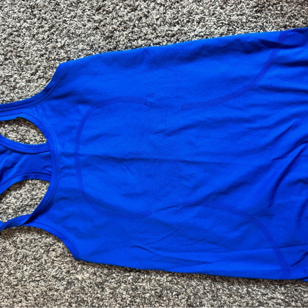 lululemon athletica Vibrant Blue Tank Top